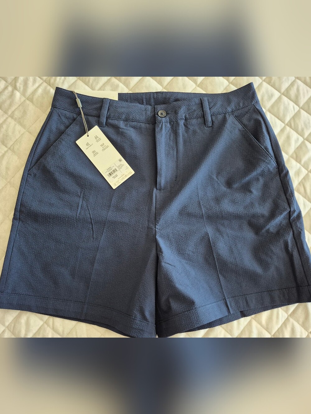 Womens Walter Hagen 5' Inseam Navy Traditional Shorts